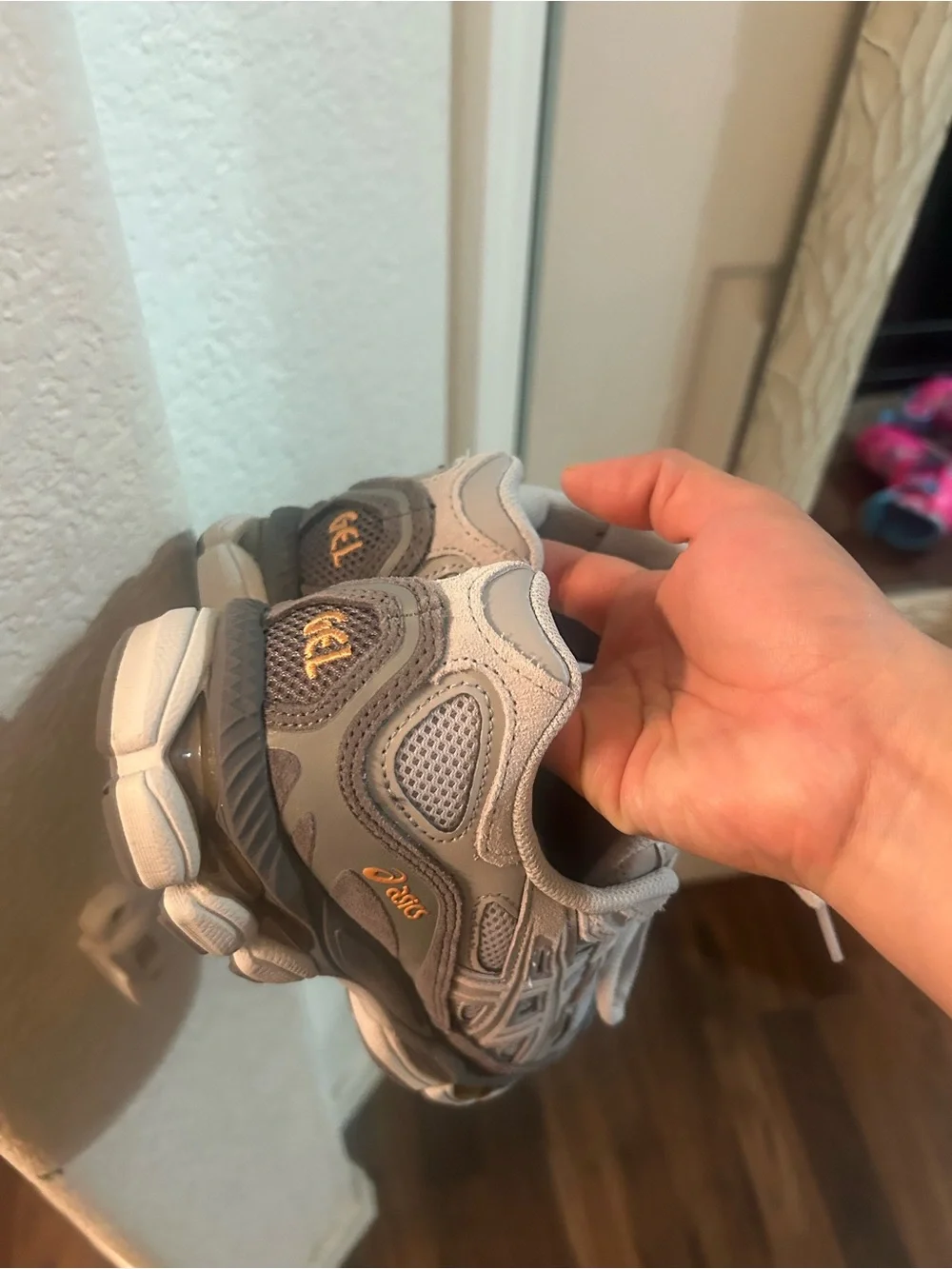 Asics Women's White and Gray Athletic Shoes